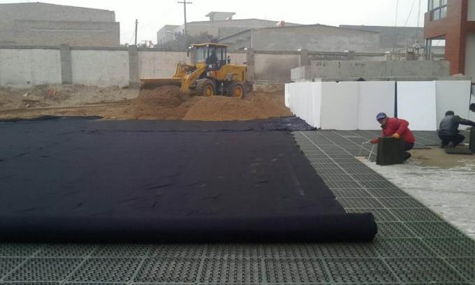 Plastic Water Drainage Board for roof garden plastic drainage board/Compound dimple waterproof HDPE drain board 7