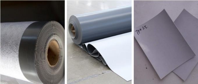 anti-uv materials Thermoplastic Polyolefin TPO waterproofing membrane for steel/wood/concrete 2