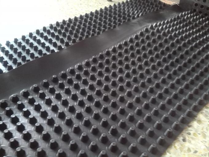 Plastic Water Drainage Board for roof garden plastic drainage board/Compound dimple waterproof HDPE drain board 5